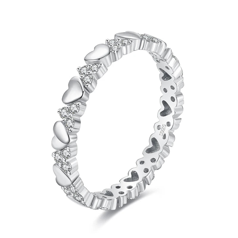 Modian 925 Sterling Silver Irregular Stackable Ring