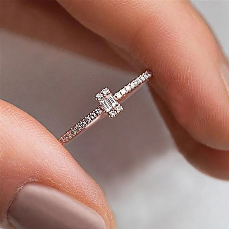 Huitan Delicate Girls Finger Rings - Versatile Accessories for Women