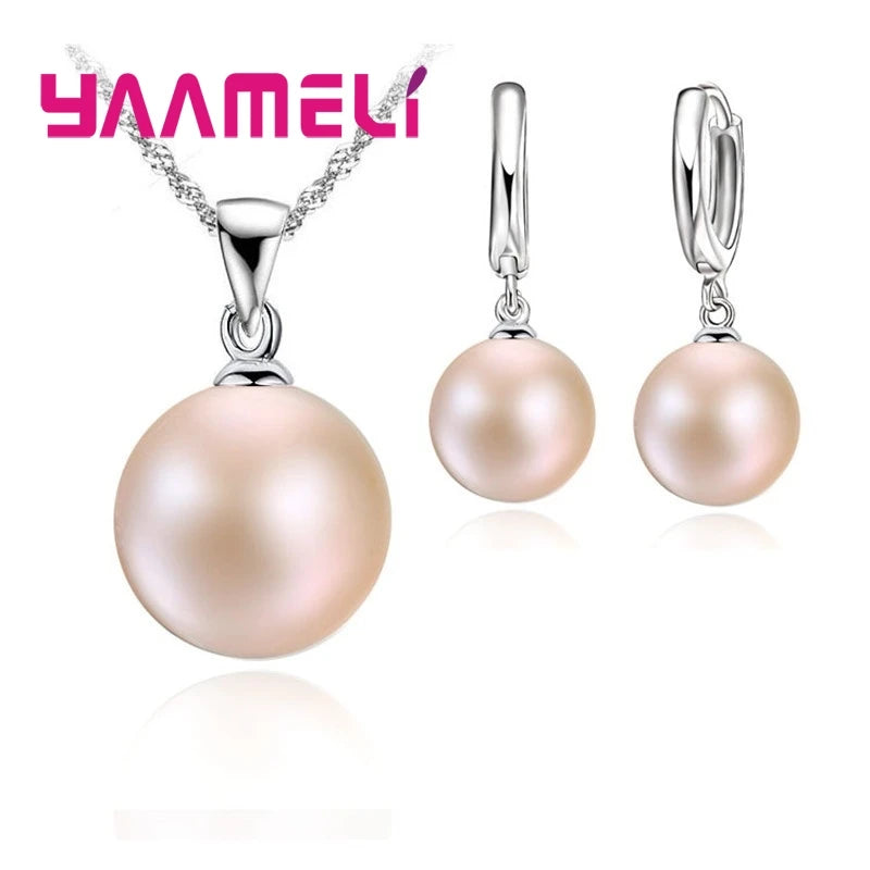 Pearl Wedding Jewelry Set