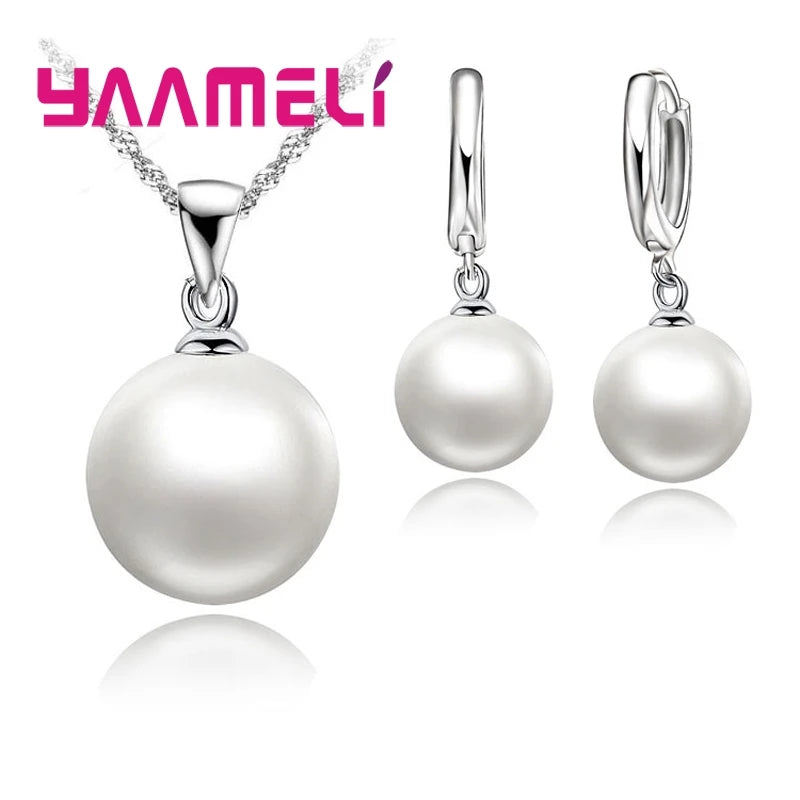 Pearl Wedding Jewelry Set