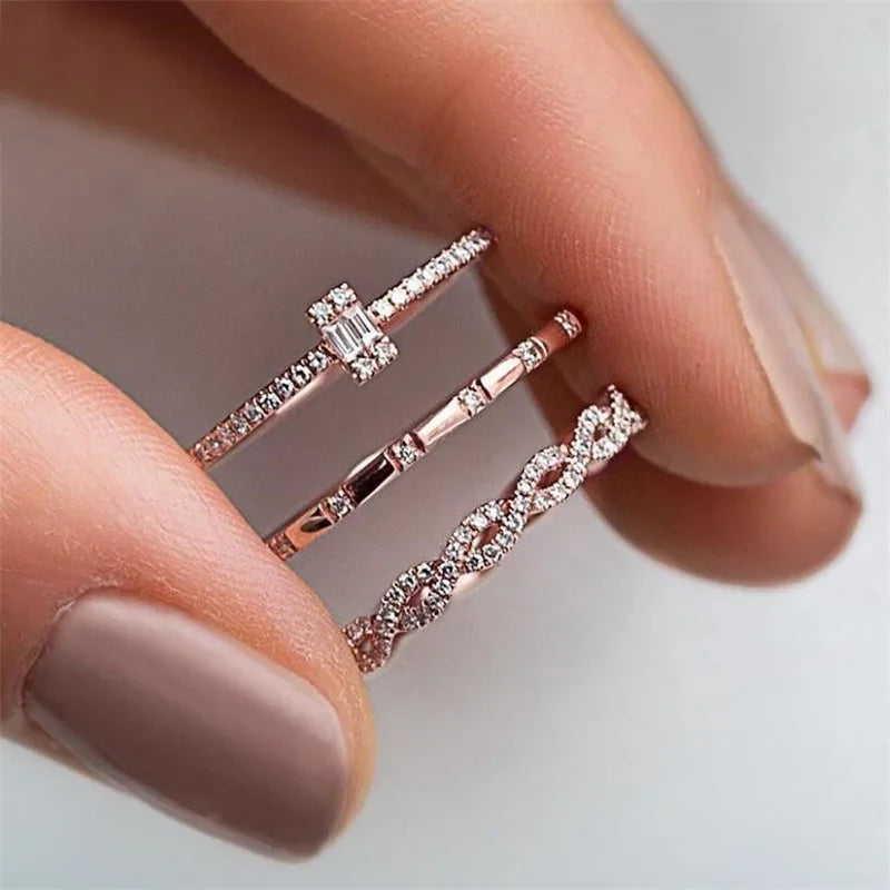 Huitan Delicate Girls Finger Rings - Versatile Accessories for Women