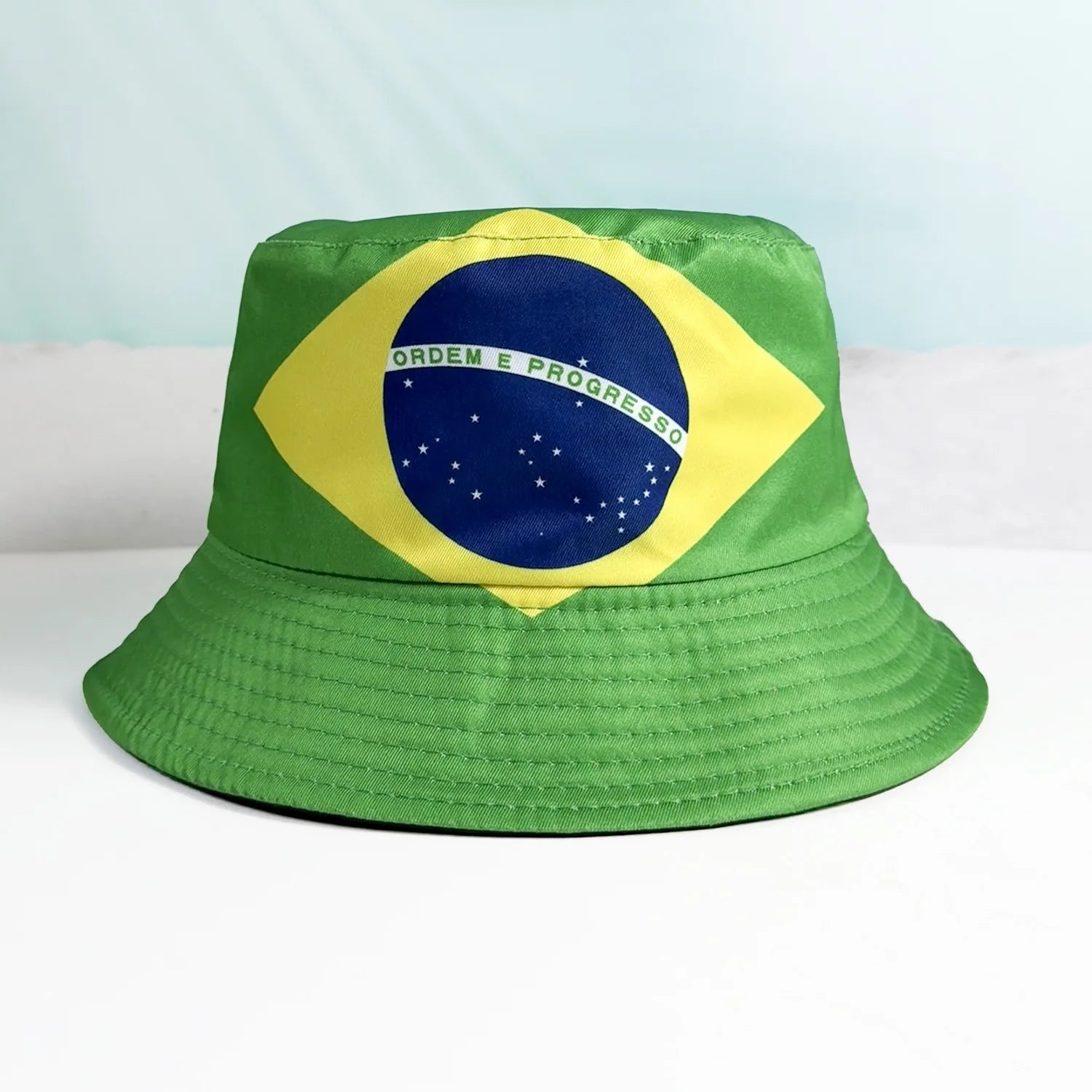 Reversible Country Flag Bucket Hat – Unisex Soccer Fan Sun Cap