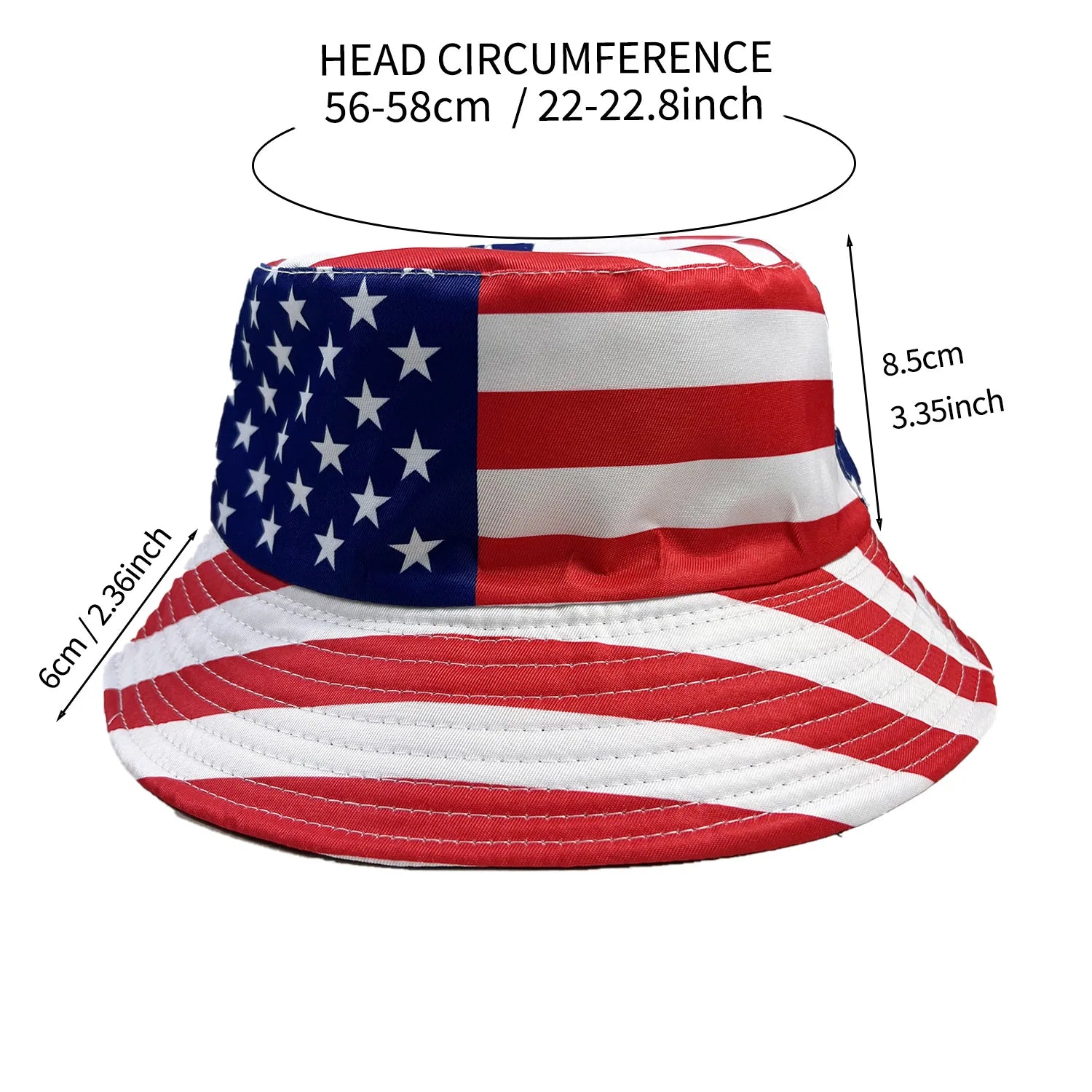 Reversible Country Flag Bucket Hat – Unisex Soccer Fan Sun Cap