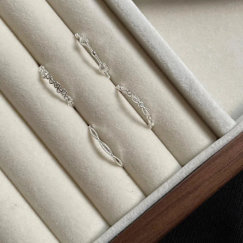 Ventfille Silver Heart Ring