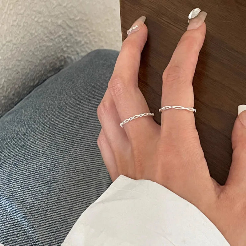 Ventfille Silver Heart Ring
