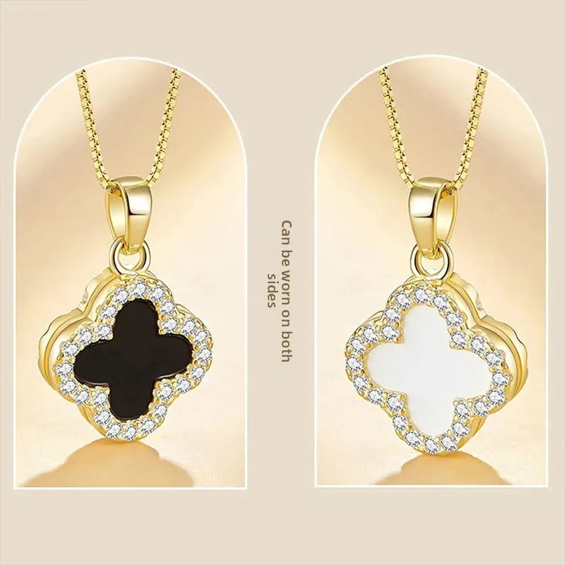 Double-Sided Clover Necklace