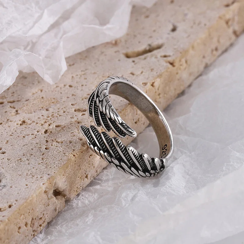 Angel Wing Feather Ring