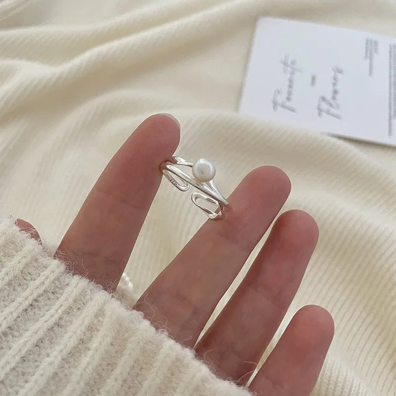 BF CLUB 925 Sterling Silver Vintage Ring for Women