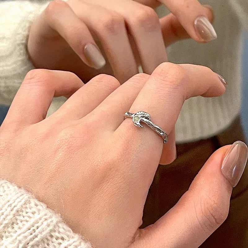 Ventfille Silver Heart Ring