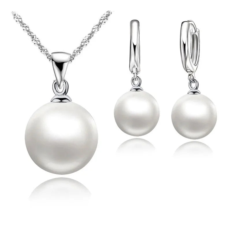 Pearl Wedding Jewelry Set