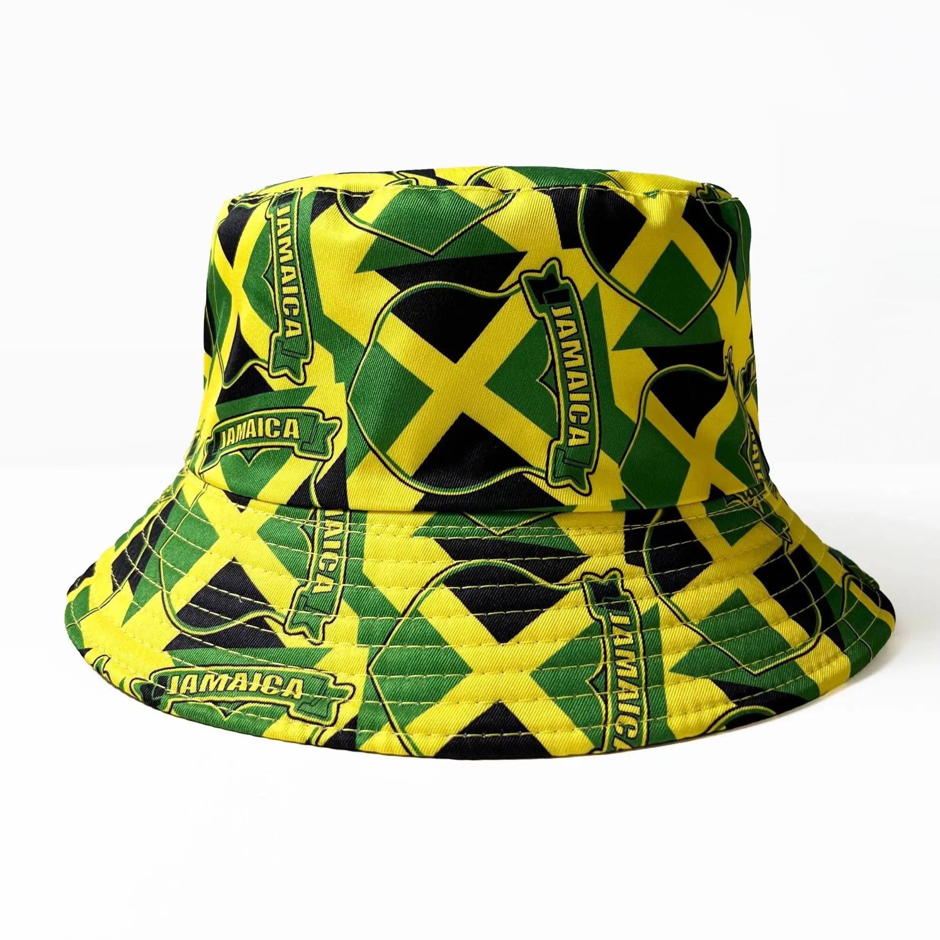 Reversible Country Flag Bucket Hat – Unisex Soccer Fan Sun Cap