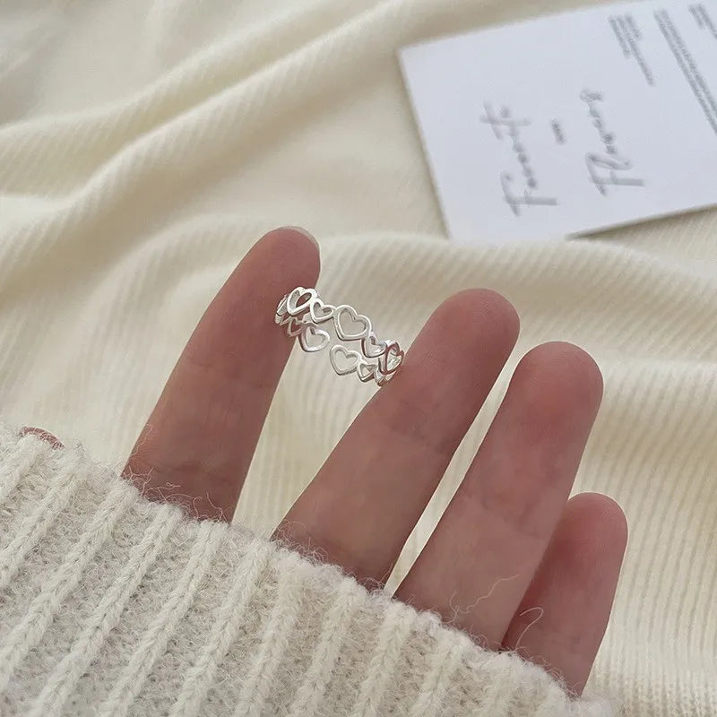 BF CLUB 925 Sterling Silver Vintage Ring for Women